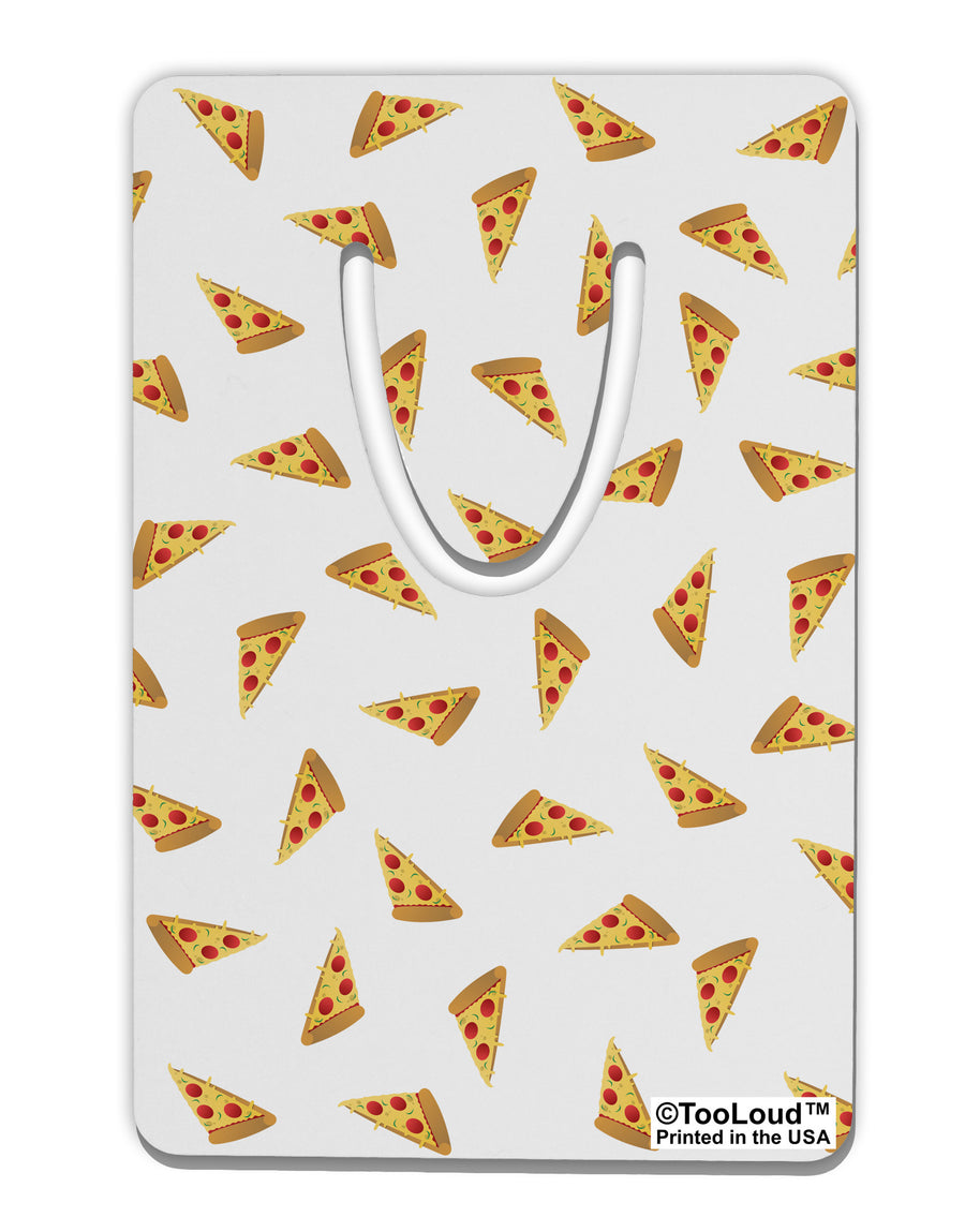 Pizza Slices AOP Aluminum Paper Clip Bookmark All Over Print-Bookmark-TooLoud-White-Davson Sales