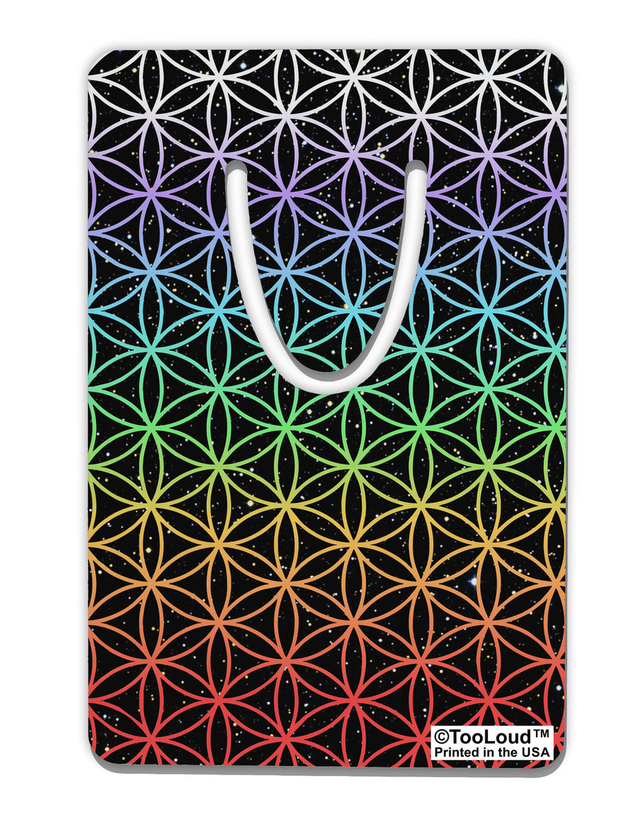 Chakra Colors Flower of Life Aluminum Paper Clip Bookmark All Over Print-Bookmark-TooLoud-White-Davson Sales