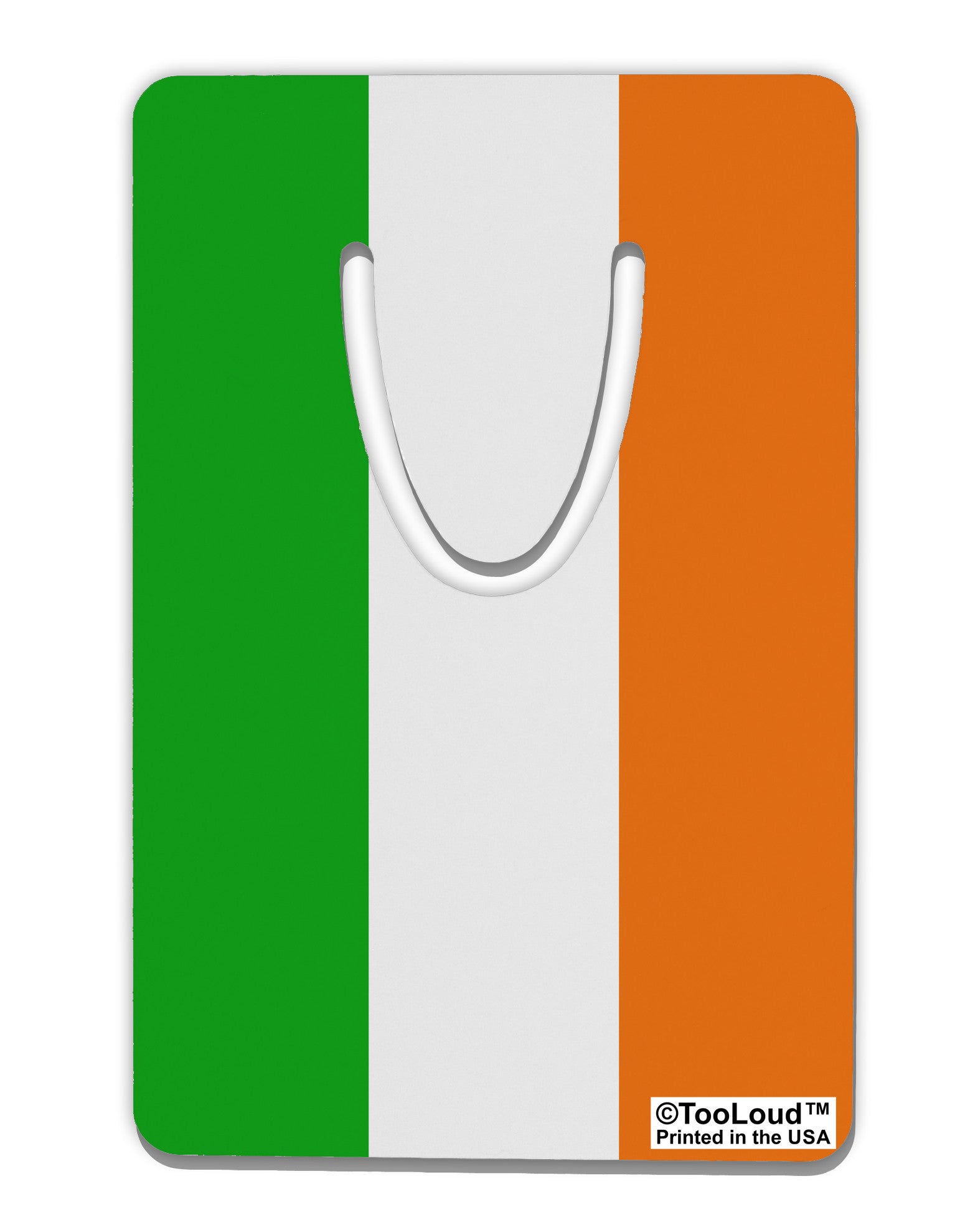 Irish Flag - Flag of Ireland Aluminum Paper Clip Bookmark All Over Print-Bookmark-TooLoud-White-Davson Sales