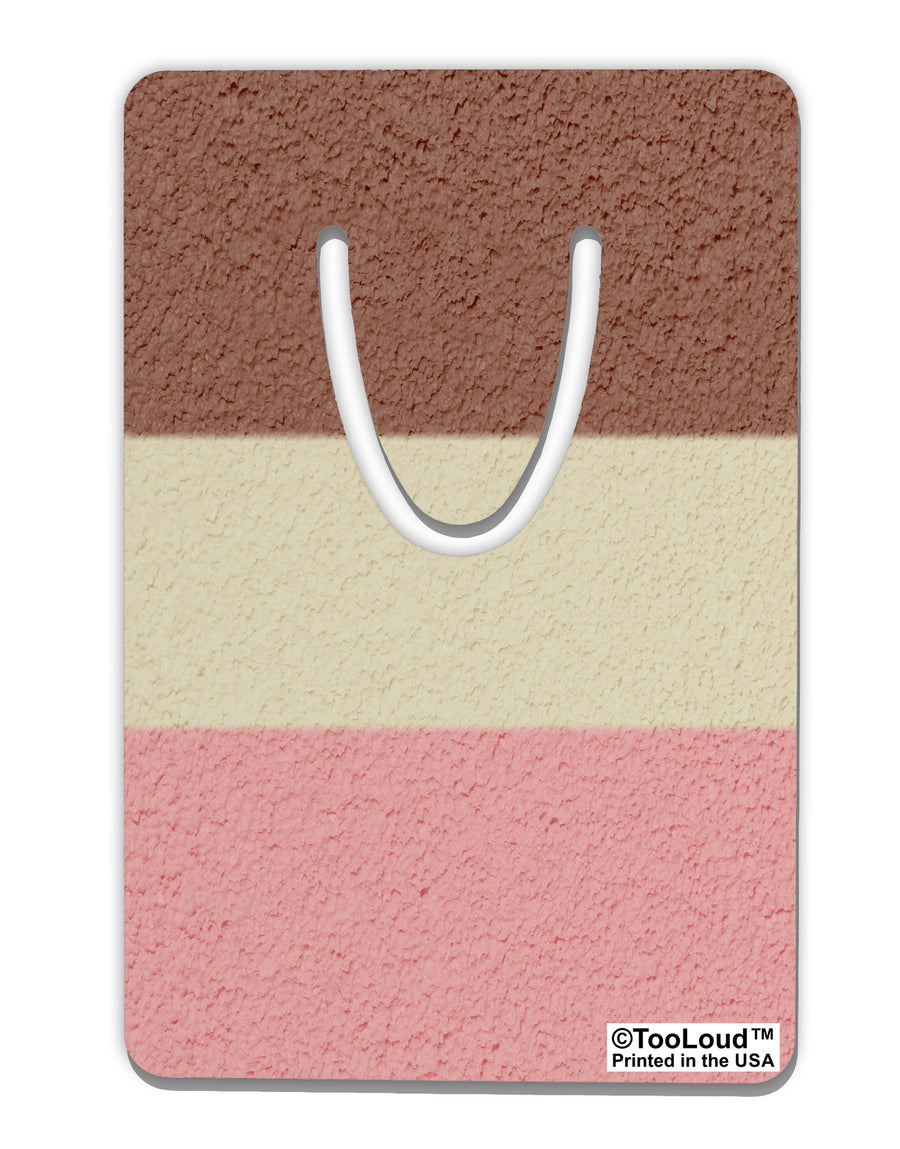 Horizontal Neapolitan Ice Cream Aluminum Paper Clip Bookmark All Over Print by TooLoud-Bookmark-TooLoud-White-Davson Sales