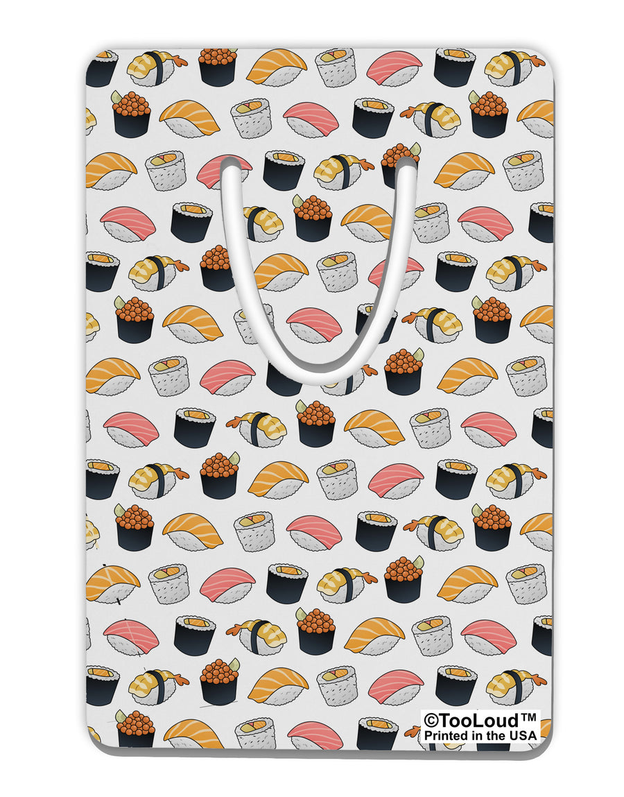 Cute Sushi AOP Aluminum Paper Clip Bookmark All Over Print-Bookmark-TooLoud-White-Davson Sales