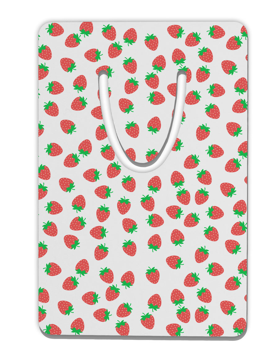 Strawberries Everywhere Aluminum Paper Clip Bookmark by TooLoud-Bookmark-TooLoud-White-Davson Sales