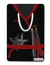 Ninja Red AOP Aluminum Paper Clip Bookmark All Over Print-Bookmark-TooLoud-White-Davson Sales