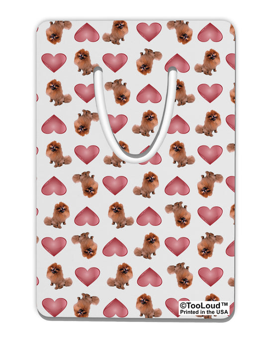 Pomeranian Hearts AOP Aluminum Paper Clip Bookmark All Over Print-Bookmark-TooLoud-White-Davson Sales