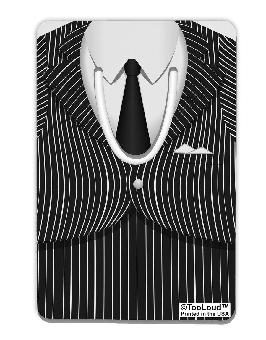 Pinstripe Gangster Jacket Printed Costume Aluminum Paper Clip Bookmark All Over Print-Bookmark-TooLoud-White-Davson Sales