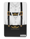 Lederhosen Costume Black Aluminum Paper Clip Bookmark All Over Print by TooLoud-Bookmark-TooLoud-White-Davson Sales