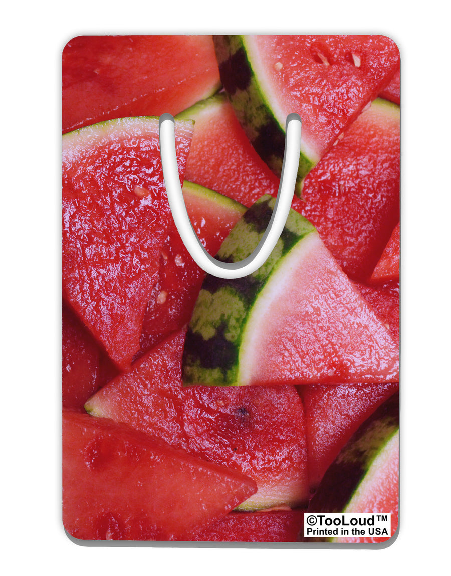 Watermelon Everywhere Aluminum Paper Clip Bookmark All Over Print-Bookmark-TooLoud-White-Davson Sales