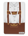 Lederhosen Costume Brown Aluminum Paper Clip Bookmark All Over Print by TooLoud-Bookmark-TooLoud-White-Davson Sales