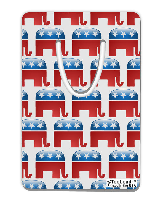 Republican Symbol All Over Aluminum Paper Clip Bookmark All Over Print-Bookmark-TooLoud-White-Davson Sales