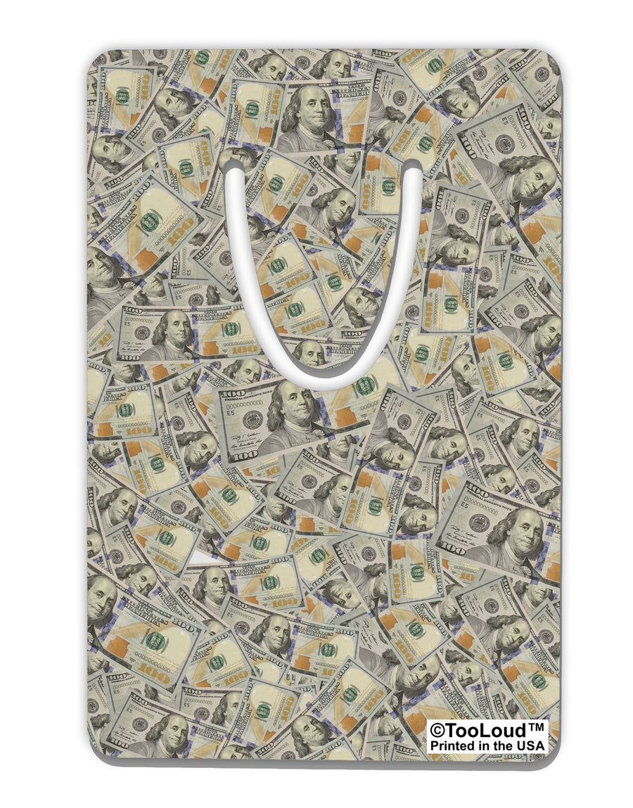 Benjamins Aluminum Paper Clip Bookmark All Over Print by TooLoud-Bookmark-TooLoud-White-Davson Sales