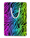 Rainbow Zebra Print Aluminum Paper Clip Bookmark All Over Print-Bookmark-TooLoud-White-Davson Sales