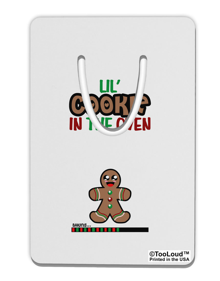 Lil Cookie In The Oven - Maternity AOP Aluminum Paper Clip Bookmark All Over Print-Bookmark-TooLoud-White-Davson Sales