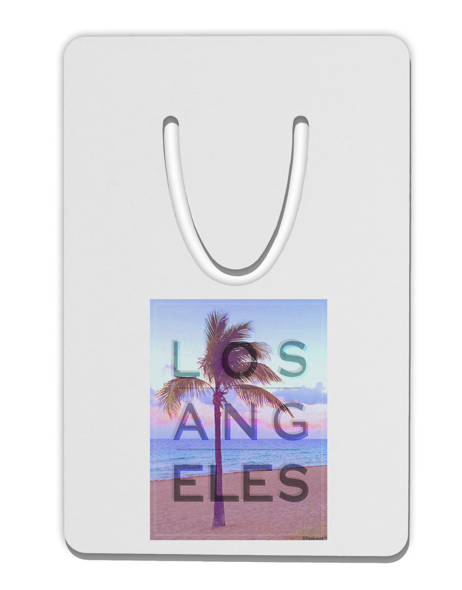 Los Angeles Beach Filter Aluminum Paper Clip Bookmark-Bookmark-TooLoud-White-Davson Sales