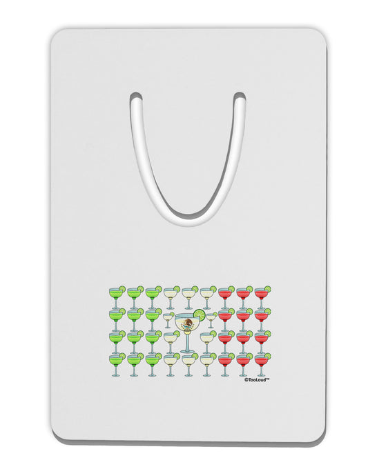 Mexican Flag of Margaritas Aluminum Paper Clip Bookmark by TooLoud-Bookmark-TooLoud-White-Davson Sales