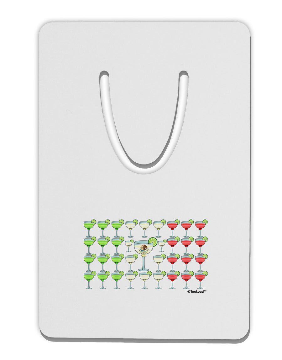 Mexican Flag of Margaritas Aluminum Paper Clip Bookmark by TooLoud-Bookmark-TooLoud-White-Davson Sales