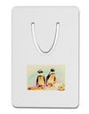 Magellanic Penguin Watercolor Aluminum Paper Clip Bookmark-Bookmark-TooLoud-White-Davson Sales