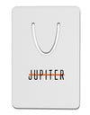 Planet Jupiter Earth Text Only Aluminum Paper Clip Bookmark by TooLoud-Bookmark-TooLoud-White-Davson Sales