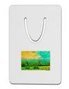 Mountain Sunset Watercolor Aluminum Paper Clip Bookmark-Bookmark-TooLoud-White-Davson Sales