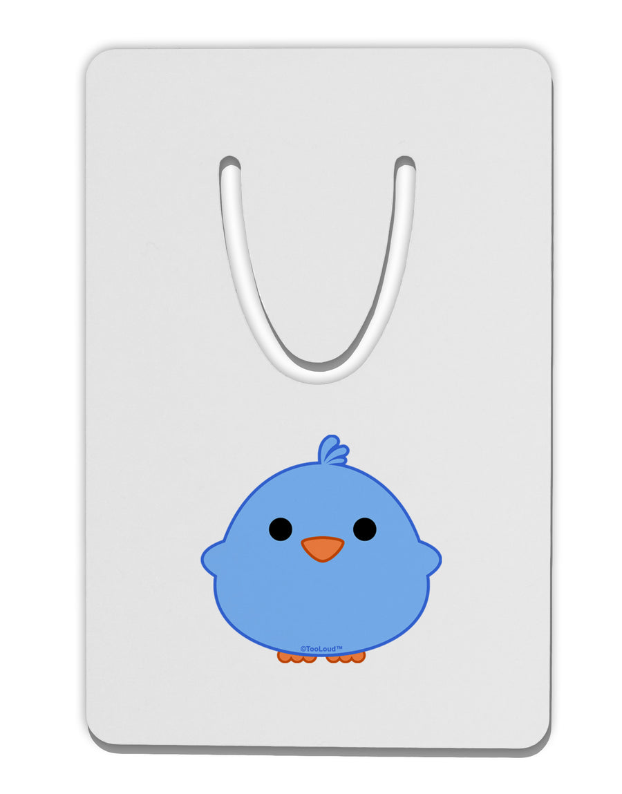 Cute Little Chick - Blue Aluminum Paper Clip Bookmark by TooLoud-Bookmark-TooLoud-White-Davson Sales