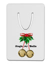 Jingle My Bells Aluminum Paper Clip Bookmark-Bookmark-TooLoud-White-Davson Sales