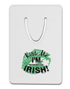 I'm Pretending To Be Irish Aluminum Paper Clip Bookmark-Bookmark-TooLoud-White-Davson Sales