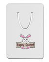 Cute Bunny - Happy Easter Aluminum Paper Clip Bookmark by TooLoud-Bookmark-TooLoud-White-Davson Sales