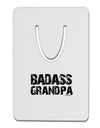 Badass Grandpa Aluminum Paper Clip Bookmark by TooLoud-Bookmark-TooLoud-White-Davson Sales
