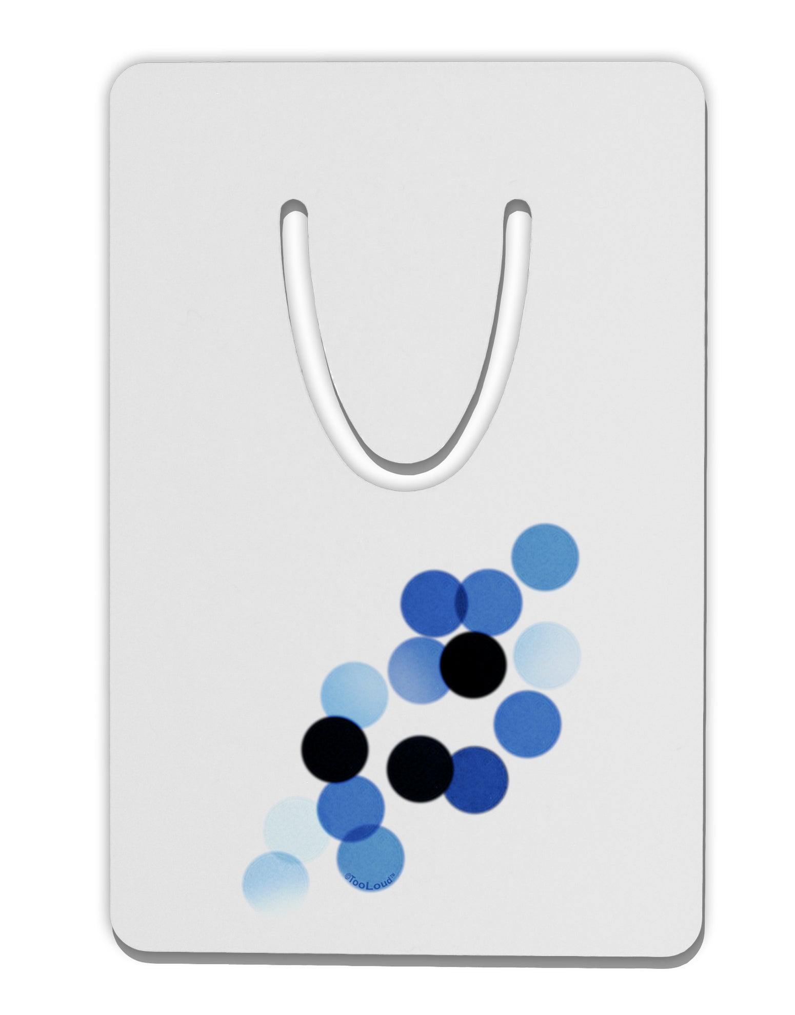 Inverted Bokeh Aluminum Paper Clip Bookmark by TooLoud-TooLoud-White-Davson Sales