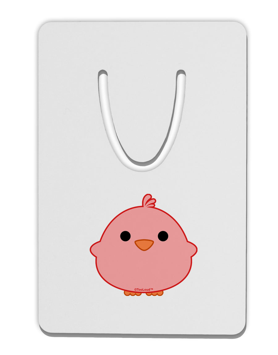 Cute Little Chick - Red Aluminum Paper Clip Bookmark by TooLoud-Bookmark-TooLoud-White-Davson Sales