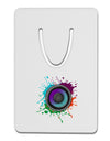 Paint Splatter Speaker Aluminum Paper Clip Bookmark-Bookmark-TooLoud-White-Davson Sales