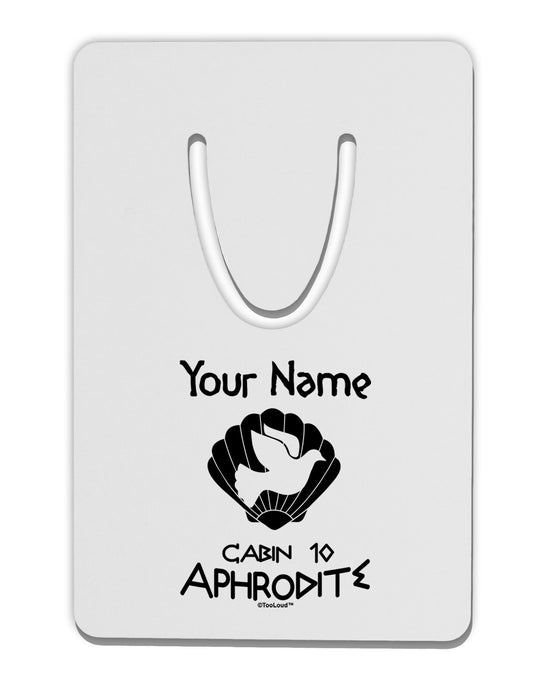 Personalized Cabin 10 Aphrodite Aluminum Paper Clip Bookmark-Bookmark-TooLoud-White-Davson Sales