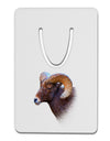 Majestic Bighorn Ram Aluminum Paper Clip Bookmark-Bookmark-TooLoud-White-Davson Sales