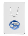 Blue Sky Puffy Clouds Aluminum Paper Clip Bookmark-Bookmark-TooLoud-White-Davson Sales