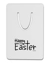 Happy Easter with Cross Aluminum Paper Clip Bookmark by TooLoud-Bookmark-TooLoud-White-Davson Sales