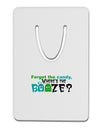 Where's The Booze Aluminum Paper Clip Bookmark-Bookmark-TooLoud-White-Davson Sales