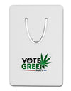 Vote Green Party - Marijuana Aluminum Paper Clip Bookmark-Bookmark-TooLoud-White-Davson Sales