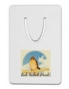 Red-tailed Hawk Text Aluminum Paper Clip Bookmark-Bookmark-TooLoud-White-Davson Sales