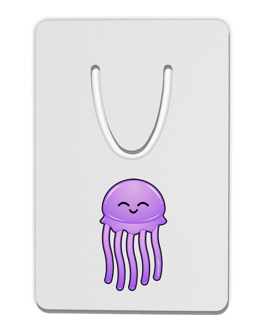 Cute Jellyfish Aluminum Paper Clip Bookmark by TooLoud-Bookmark-TooLoud-White-Davson Sales