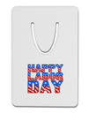 Happy Labor Day ColorText Aluminum Paper Clip Bookmark-Bookmark-TooLoud-White-Davson Sales