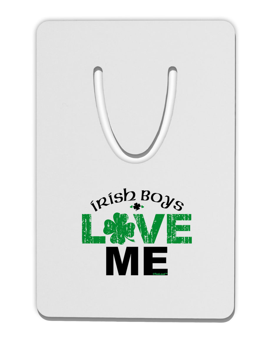 Irish Boys Love Me Aluminum Paper Clip Bookmark-Bookmark-TooLoud-White-Davson Sales