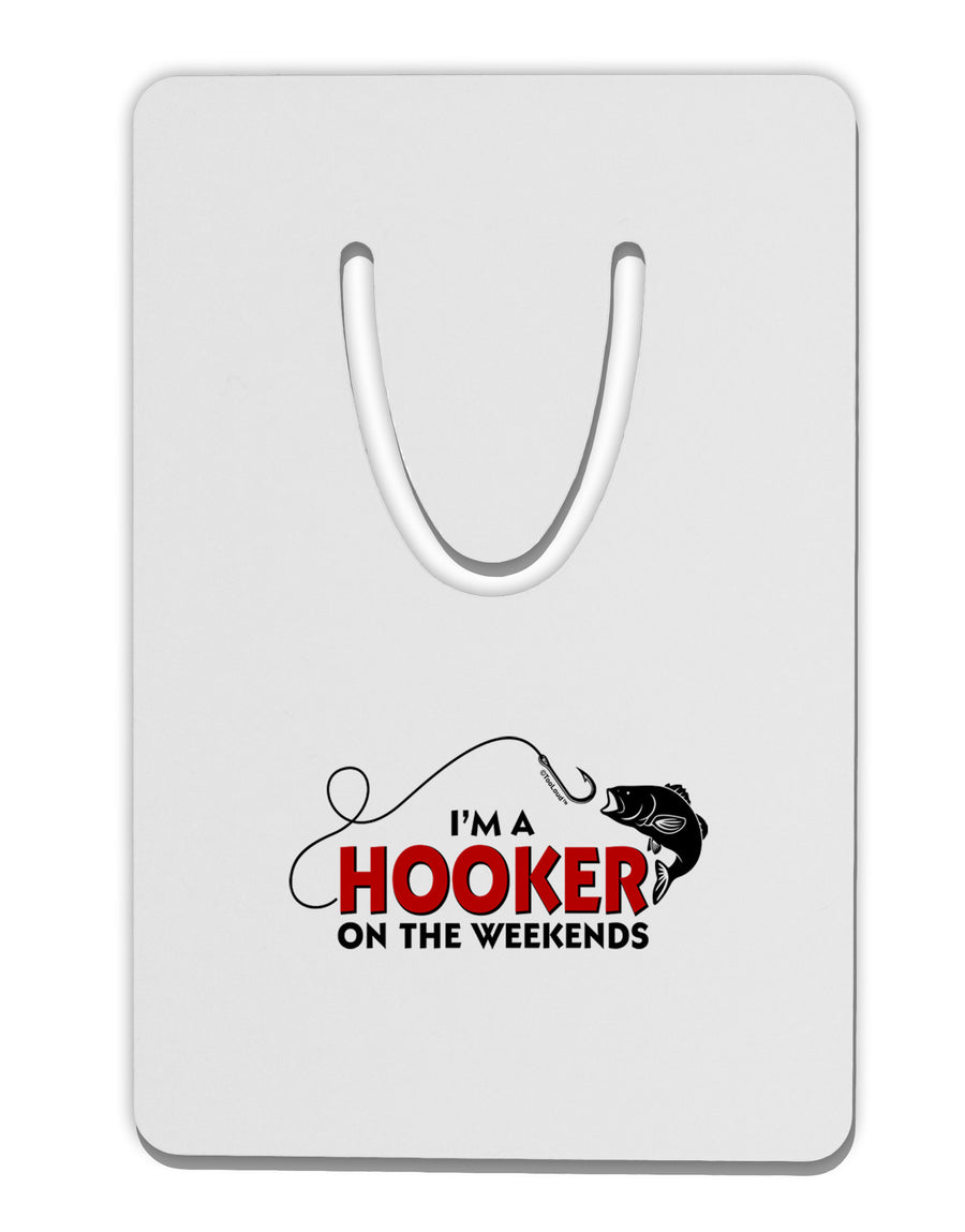 I'm A Hooker Aluminum Paper Clip Bookmark-Bookmark-TooLoud-White-Davson Sales