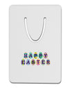 Easter Eggs Happy Easter Aluminum Paper Clip Bookmark-Bookmark-TooLoud-White-Davson Sales