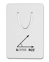 Acute Boy Aluminum Paper Clip Bookmark-Bookmark-TooLoud-White-Davson Sales