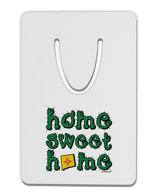 Home Sweet Home - New Mexico - Cactus and State Flag Aluminum Paper Clip Bookmark by TooLoud-Bookmark-TooLoud-White-Davson Sales