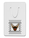 Cool Rudolph Sweater Aluminum Paper Clip Bookmark-Bookmark-TooLoud-White-Davson Sales