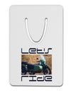 Lets Ride Sidecar Motorcycle Aluminum Paper Clip Bookmark-Bookmark-TooLoud-White-Davson Sales