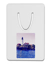 Watercolor Lighthouse 2 Aluminum Paper Clip Bookmark-Bookmark-TooLoud-White-Davson Sales