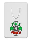 You Pinch Me I Punch You Aluminum Paper Clip Bookmark-Bookmark-TooLoud-White-Davson Sales