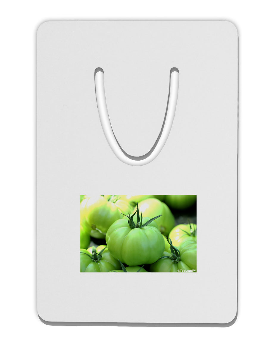 Buy Local - Green Tomatoes Aluminum Paper Clip Bookmark-Bookmark-TooLoud-White-Davson Sales