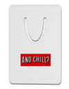 And Chill Aluminum Paper Clip Bookmark-Bookmark-TooLoud-White-Davson Sales